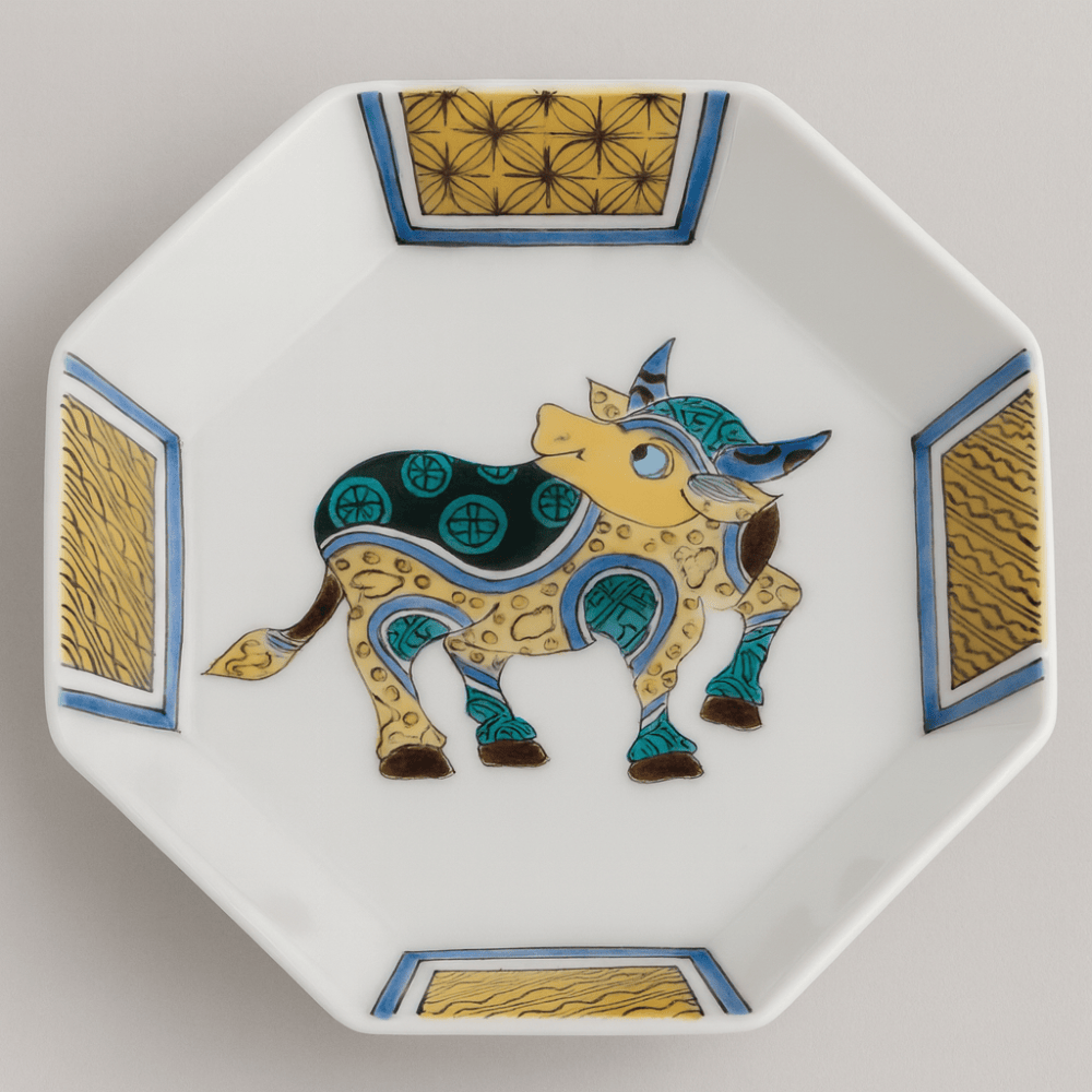 Ox Arita Ware Zodiac Plates Arita Ware Zodiac Plates