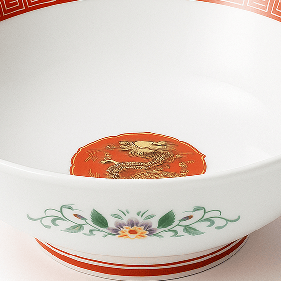 Red Dragon Japanese Ramen Bowl Red Dragon Japanese Ramen Bowl