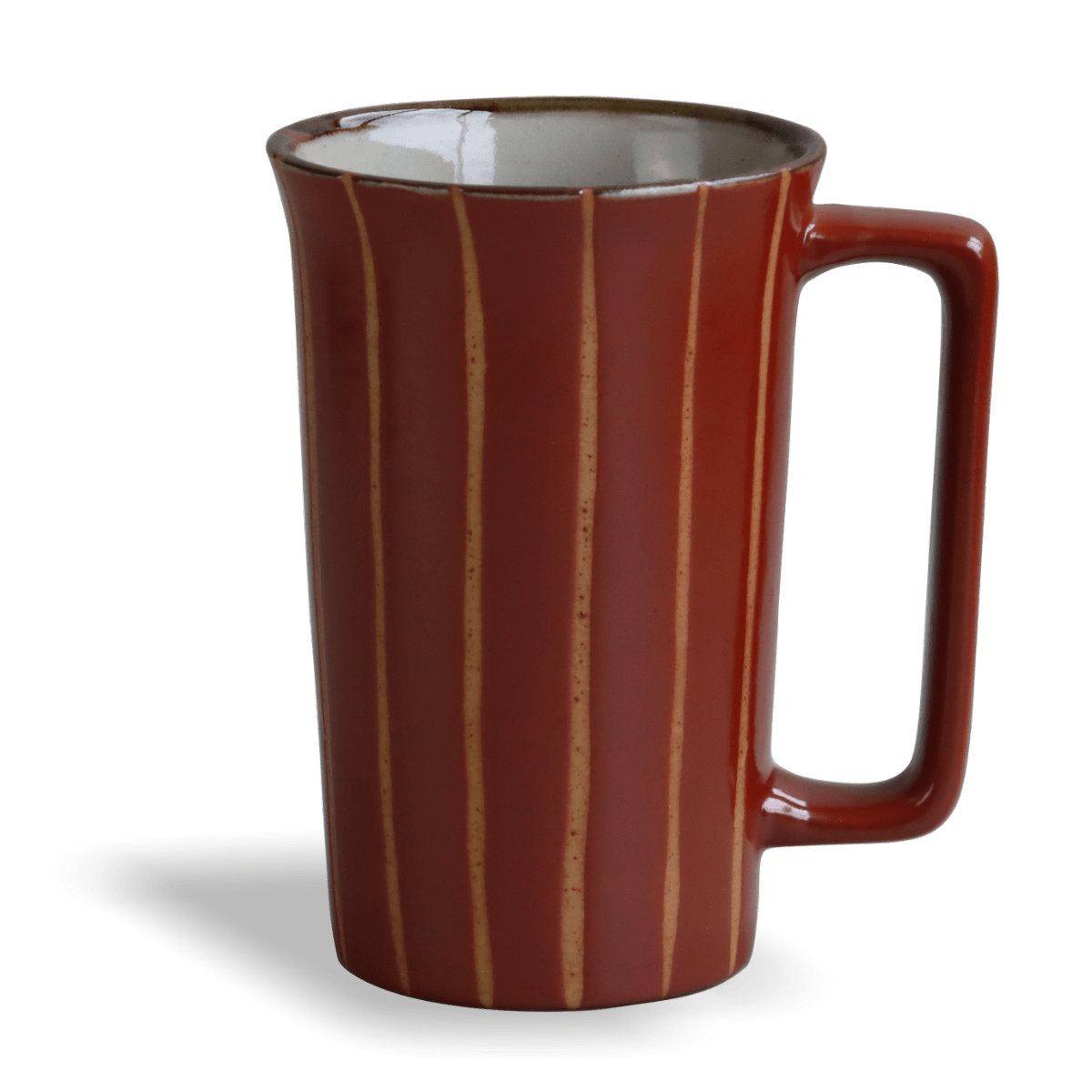 Red Tokusa Ceramic mug Tokusa Big Mug - Japanese Tableware | MyJapaneseWorld