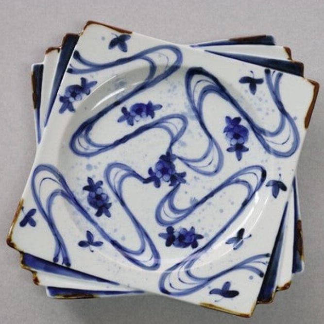 Shochiku Bai Square Plate Shochiku Bai Square Plate