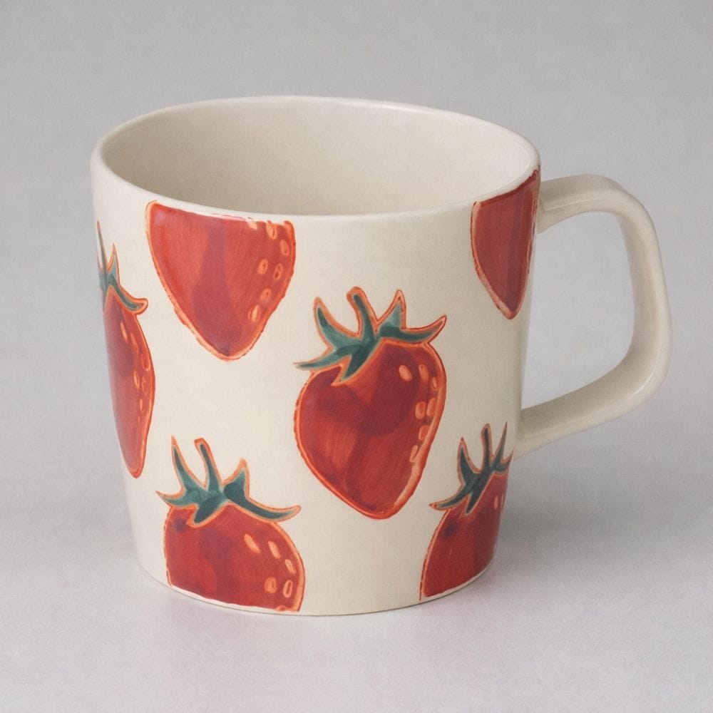Strawberry Hasami Mug Strawberry Hasami Mug
