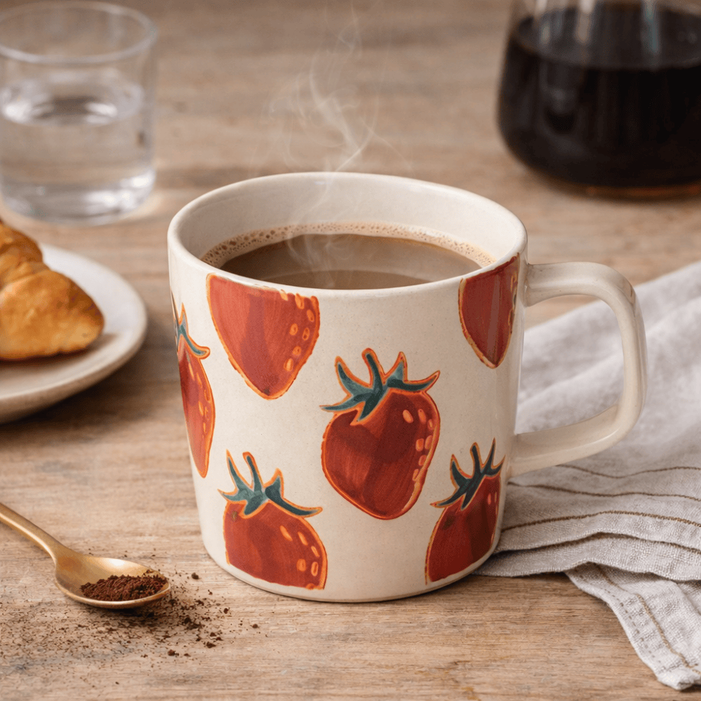 Strawberry Hasami Mug Strawberry Hasami Mug