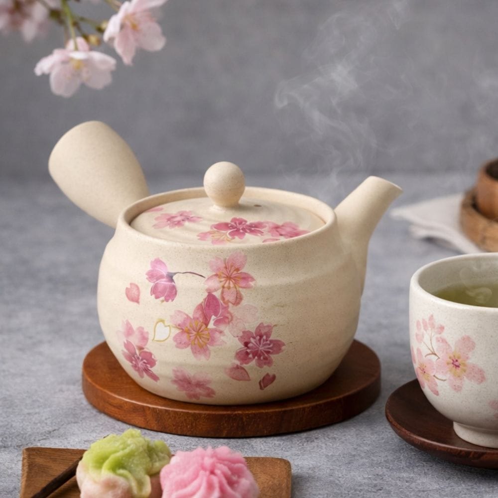 Tokoname Cherry Blossom Teapot Tokoname Cherry Blossom Teapot