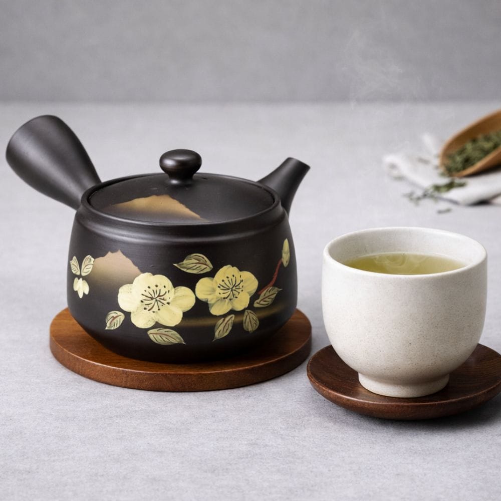 Tokoname Gold Flower Tea Pot Tokoname Gold Flower Tea Pot