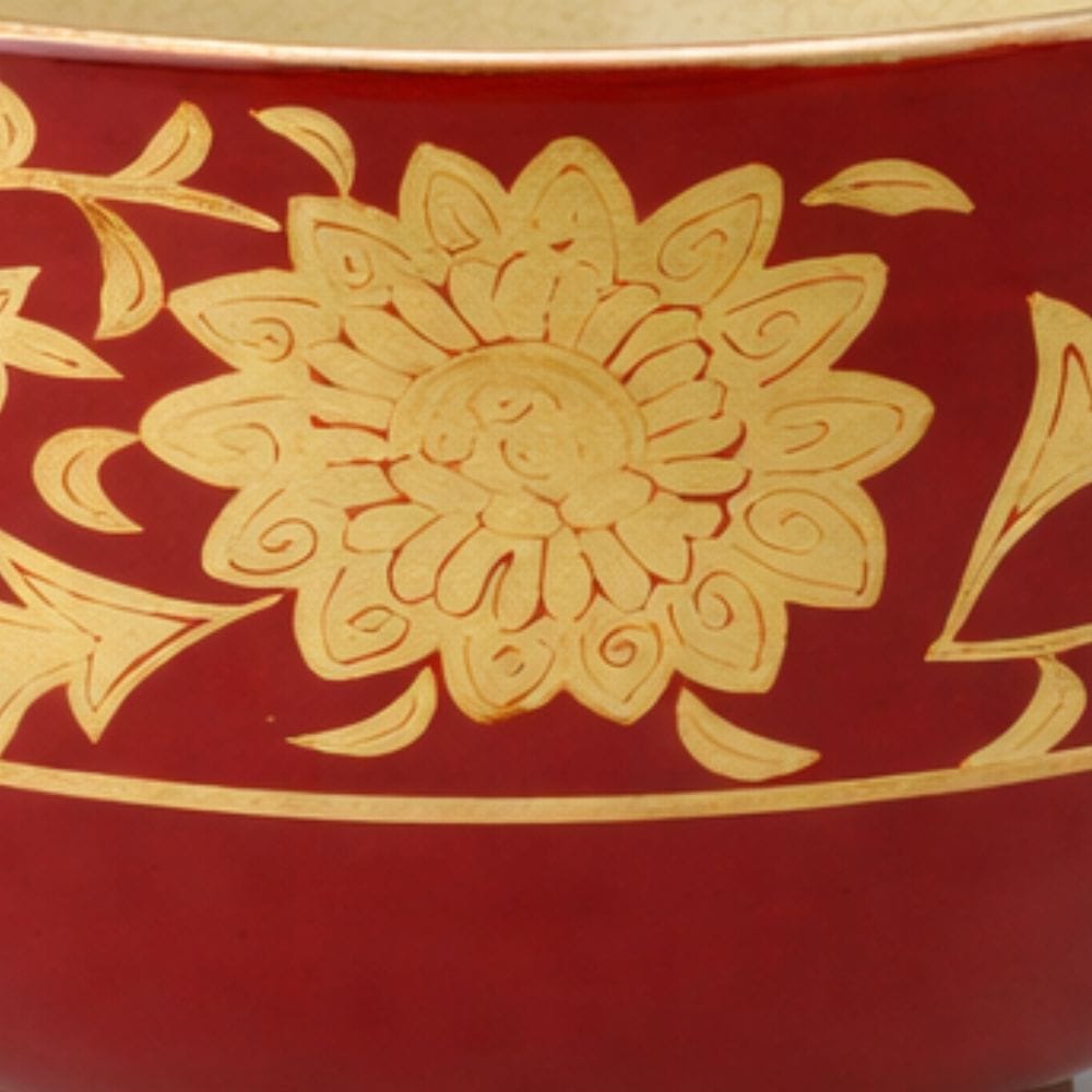 Vermilion Gold Tea Bowl Vermilion Gold Tea Bowl