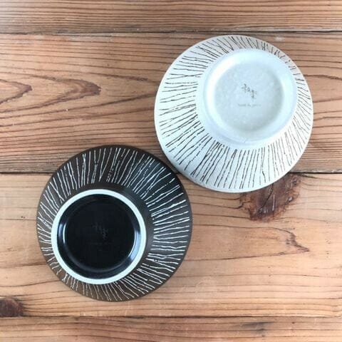 Vertically Striped Jukusa Ramen Bowl Vertically Striped Jukusa Ramen Bowl