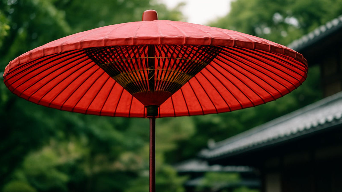 japanese patio umbrella Large Oriental Garden Wagasa / Bangasa”: Traditional Japanese