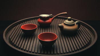 Japanese Cups on a stylish black tray