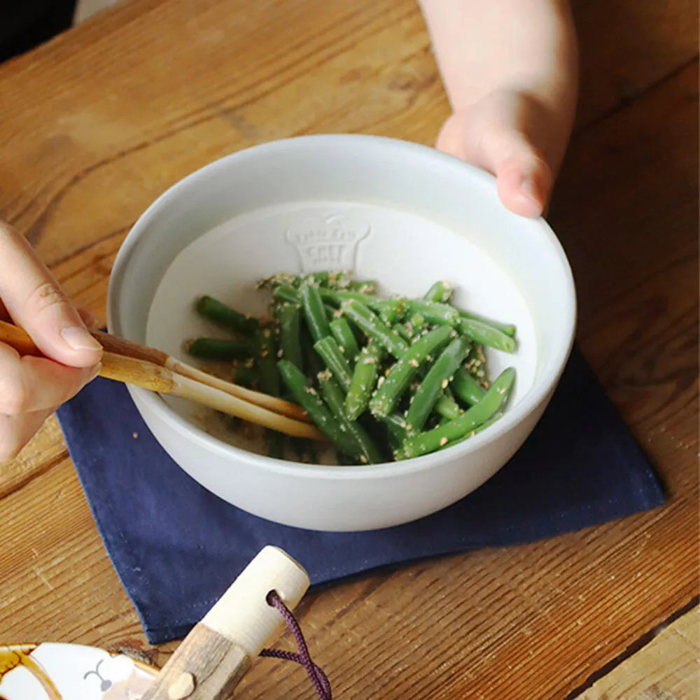 Japanese ceramic mortar and wooden pestle