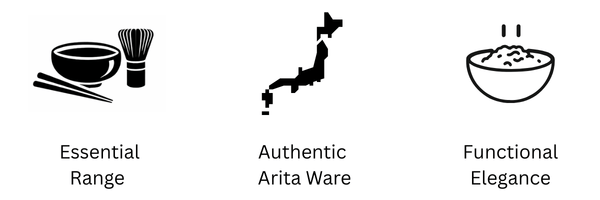 Arita Ink Flow Lidded Bowl — Japanese Porcelain with Serene Wave Design – Why you'll love it