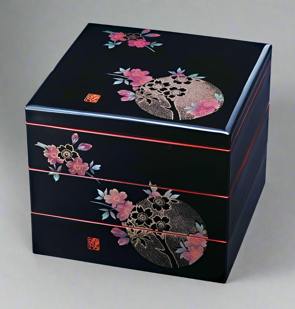 Kishū Lacquer Jubako Box Lacquer MyJapaneseWorld 4