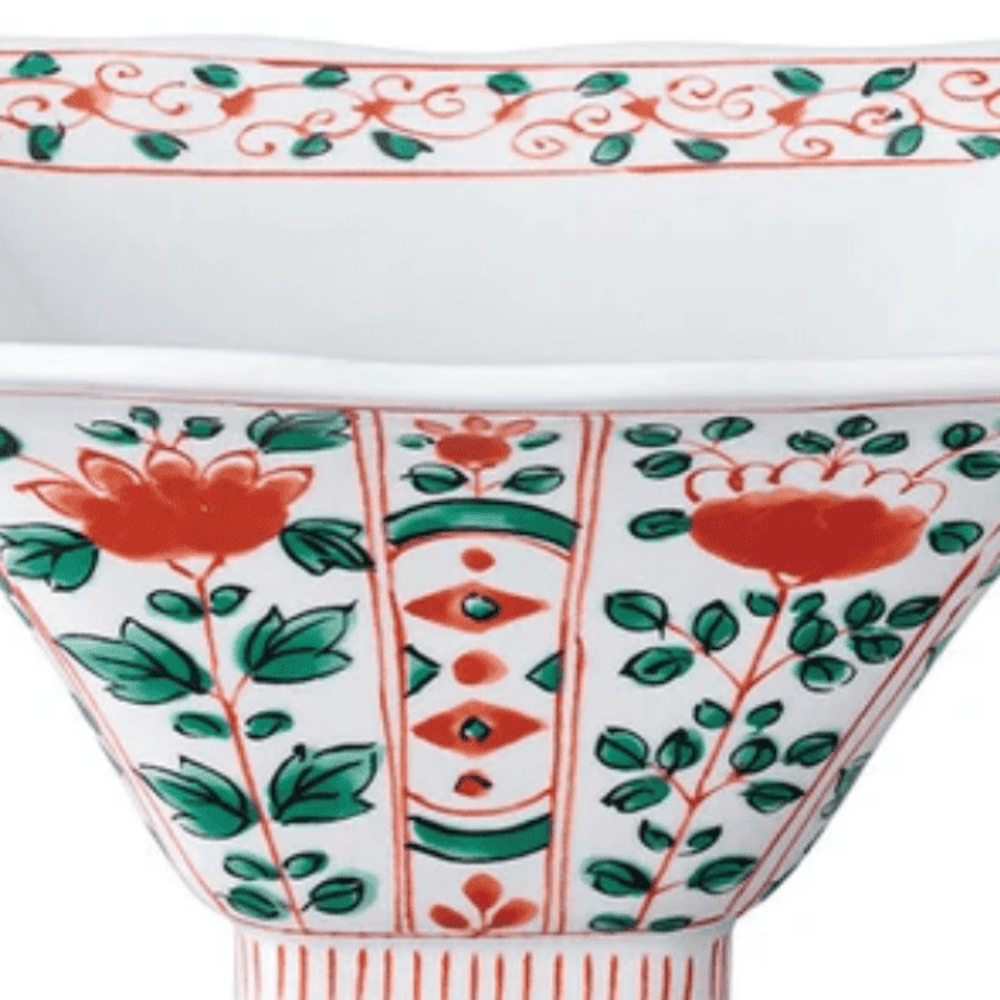 Akae Tachibana Square Noodle Bowl with Spoon Akae Tachibana Square Noodle Bowl with Spoon