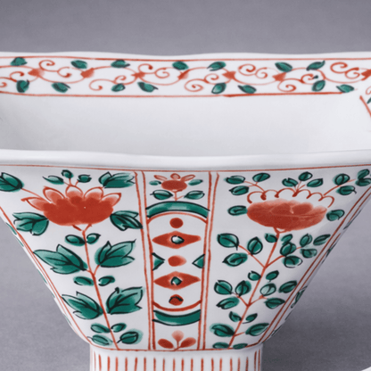 Akae Tachibana Square Noodle Bowl with Spoon Akae Tachibana Square Noodle Bowl with Spoon