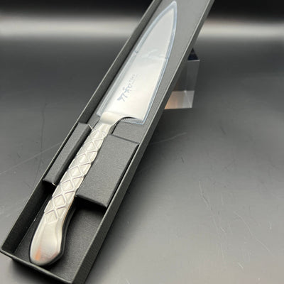 All Stainless Santoku Petty Knife 12cm All Stainless Santoku Petty Knife 12cm - Japanese Knives | My Japanese World