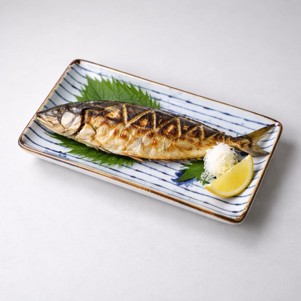 Arita Blue Tokusa Flower Oblong Plate Arita Blue Tokusa Flower Oblong Plate