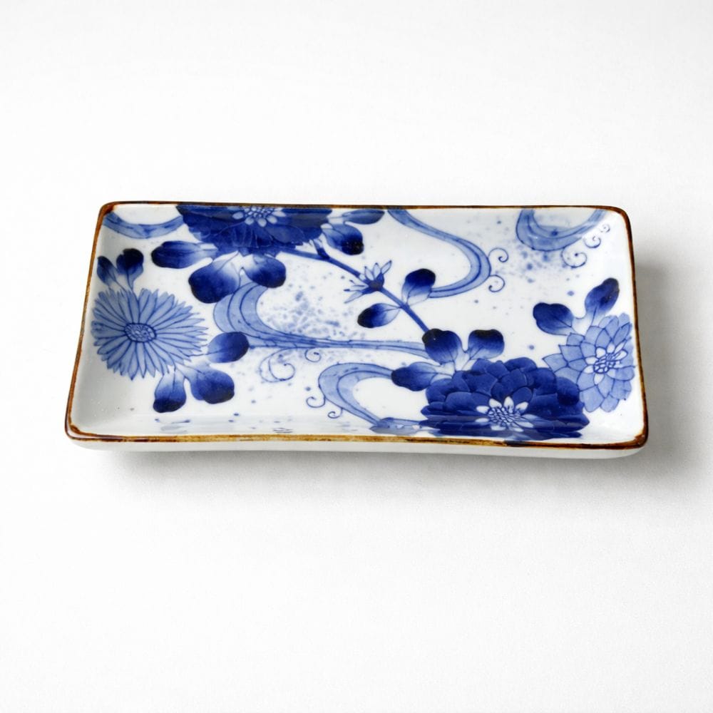 Arita Chrysanthemum Oblong Plate Arita Chrysanthemum Oblong Plate