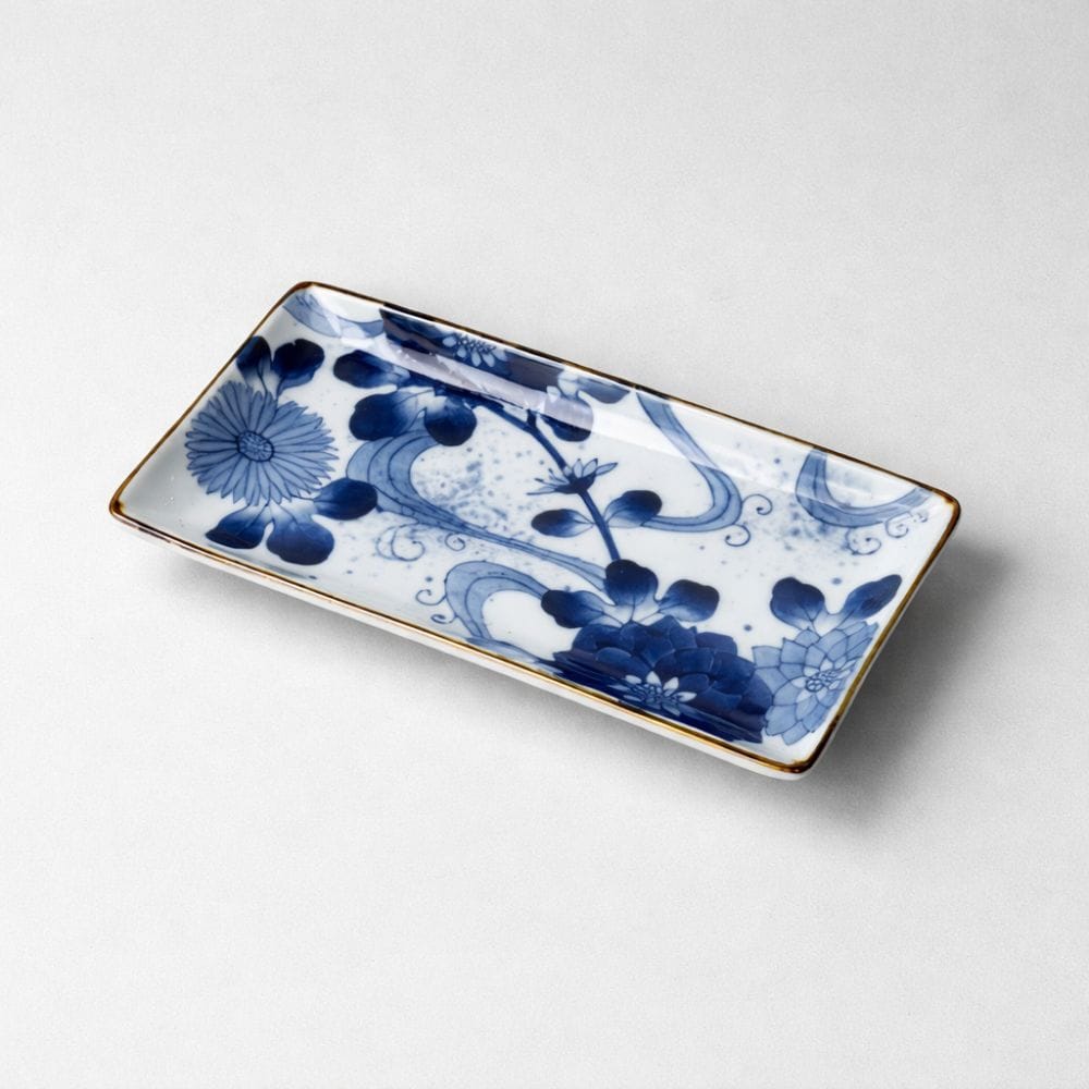 Arita Chrysanthemum Oblong Plate Arita Chrysanthemum Oblong Plate