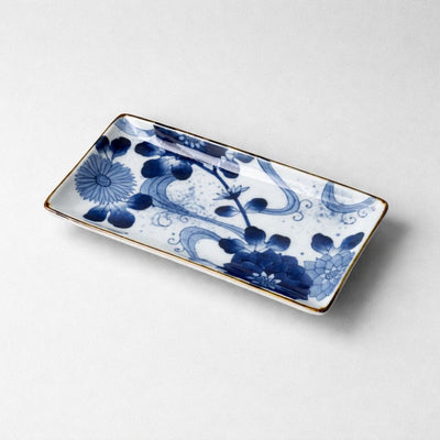 Arita Chrysanthemum Oblong Plate Arita Chrysanthemum Oblong Plate