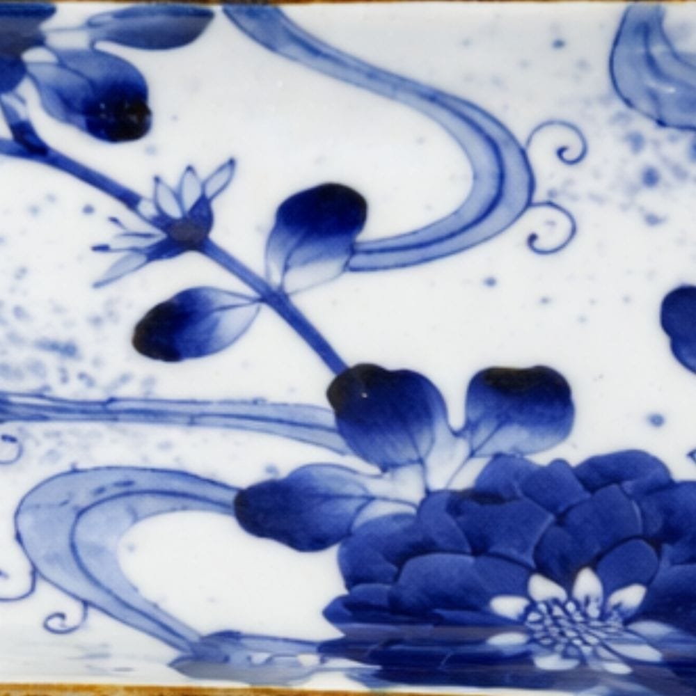 Arita Chrysanthemum Oblong Plate Arita Chrysanthemum Oblong Plate