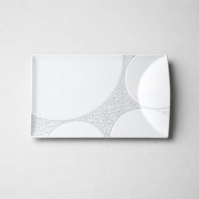 Arita Large Platinum Plate Arita Large Platinum Plate