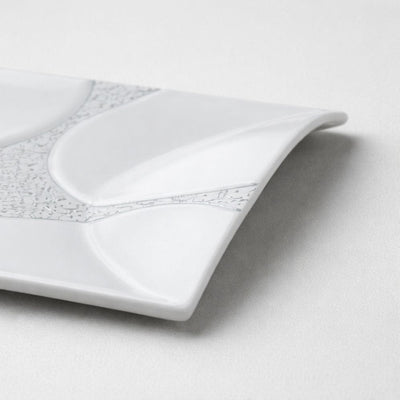 Arita Large Platinum Plate Arita Large Platinum Plate