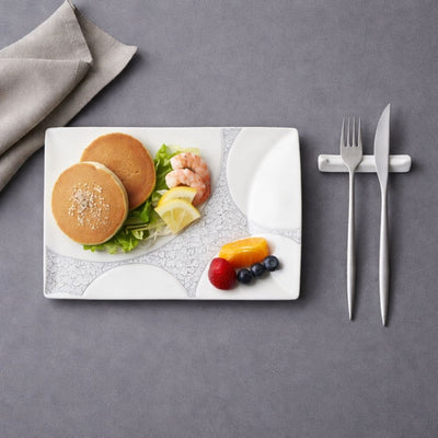 Arita Large Platinum Plate Arita Large Platinum Plate