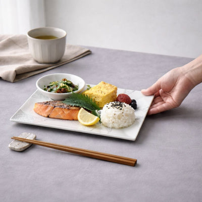 Arita Large Platinum Plate Arita Large Platinum Plate