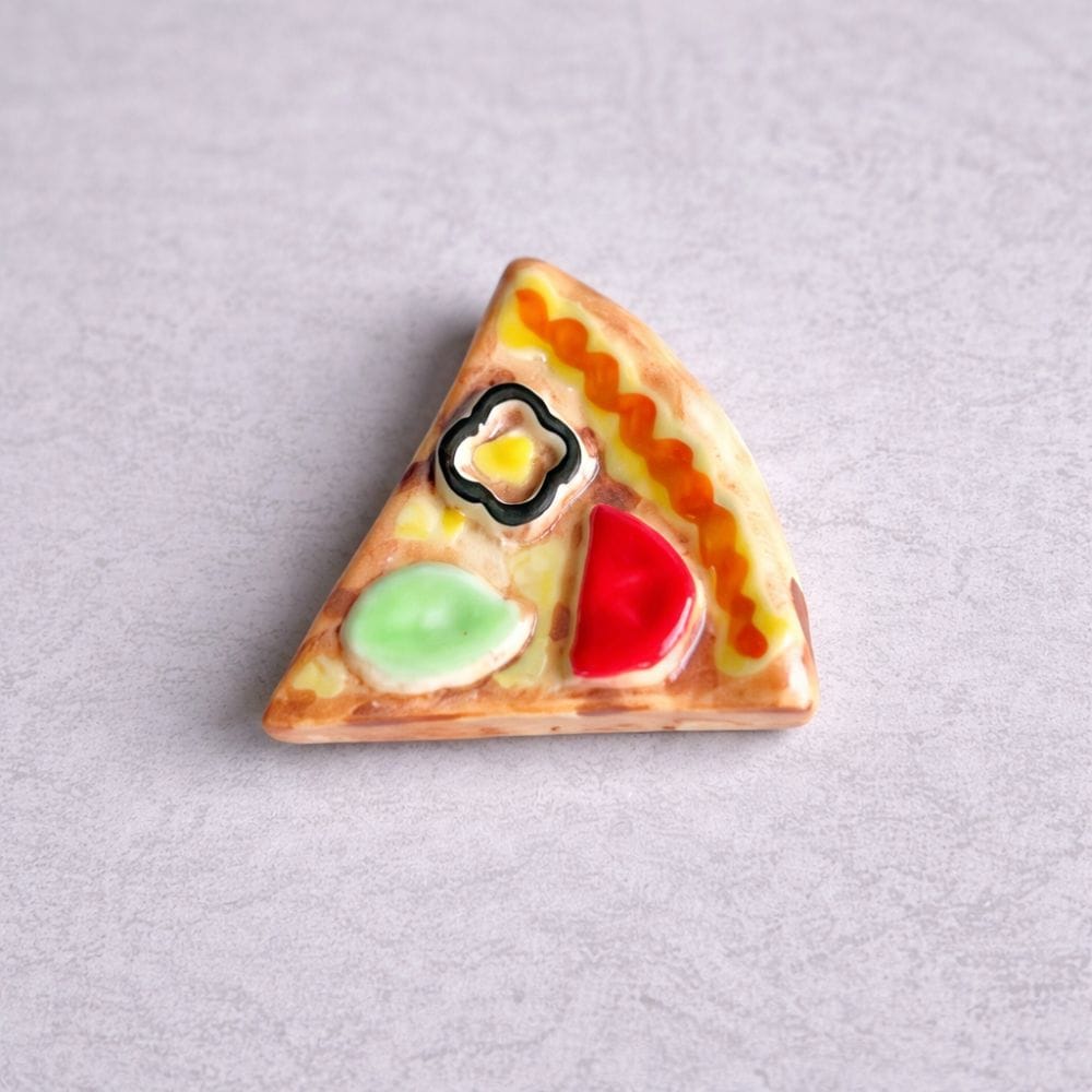 Arita Pizza Chopsticks Rests Set [6 slices] Arita Pizza Chopsticks Rests Set [6 slices]