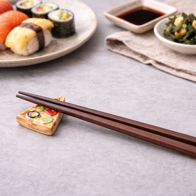 Arita Pizza Chopsticks Rests Set [6 slices] Arita Pizza Chopsticks Rests Set [6 slices]
