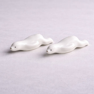 Arita Polar Bear Chopstick Rest Arita Polar Bear Chopstick Rest