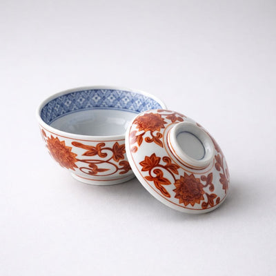 Arita Red Arabesque Rice Bowl Arita Red Arabesque Rice Bowl