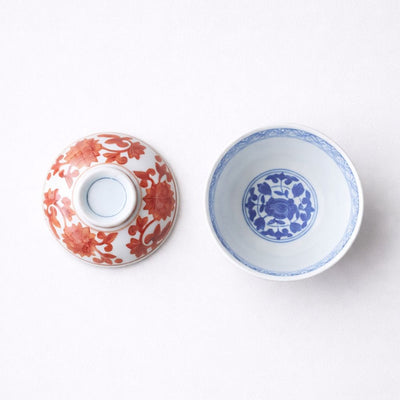 Arita Red Arabesque Rice Bowl Arita Red Arabesque Rice Bowl