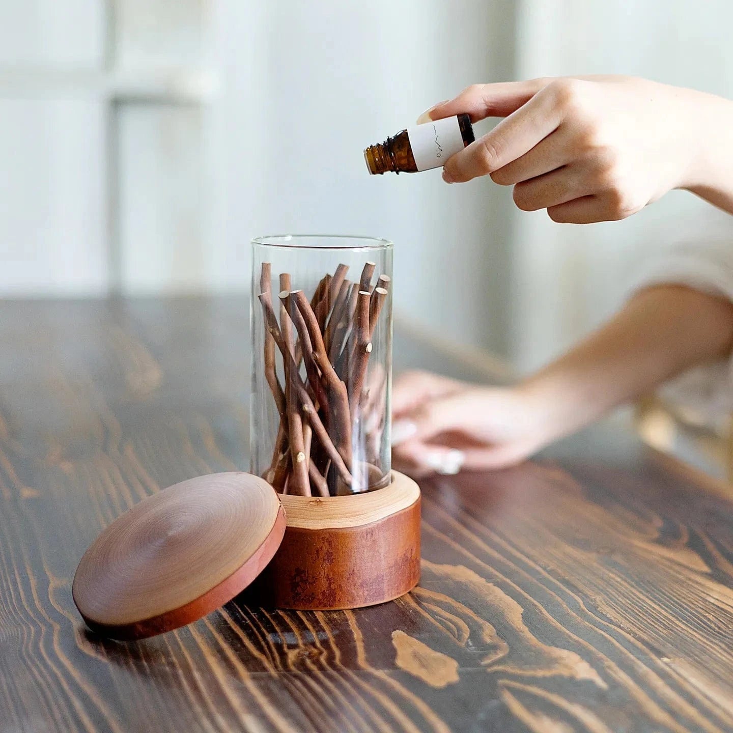Aroma Diffuser Himeshara Blended essential oils (cedar/black moji) Aroma Diffuser Himeshara Blended essential oils (cedar/black moji)