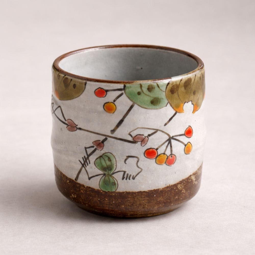 Artisan Kutani Botanical Tea Cup Artisan Kutani Botanical Tea Cup