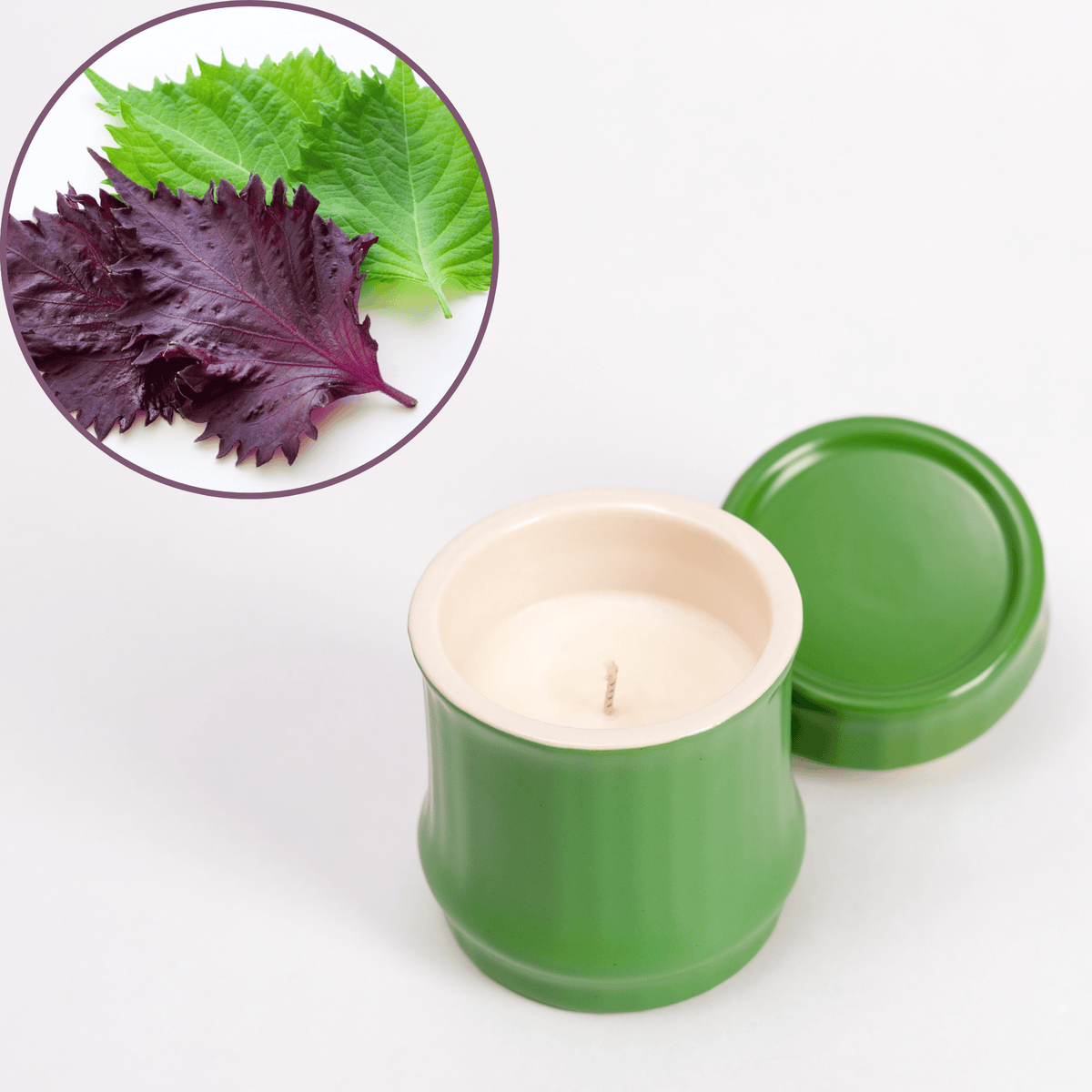 Bamboo-Inspired Rice Wax Candle Bamboo-Inspired Rice Wax Candle