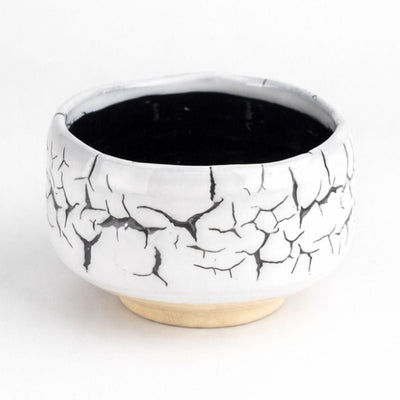 Black and White Mino Matcha Bowl Black and White Mino Matcha Bowl