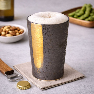 Black Gold Hasami Beer Tumbler Black Gold Hasami Beer Tumbler