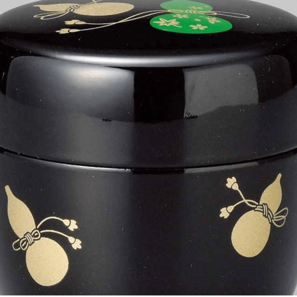 Black Natsume Matcha Container Black Natsume Matcha Container