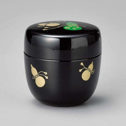 Black Natsume Matcha Container Black Natsume Matcha Container