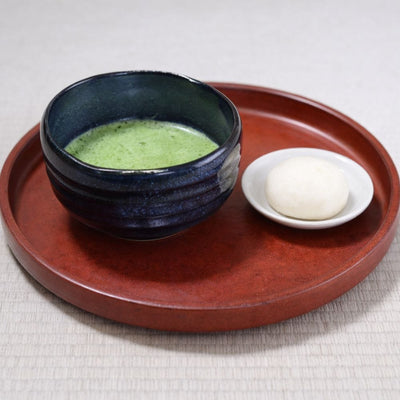 Blue Glaze Mino Matcha Bowl Blue Glaze Mino Matcha Bowl