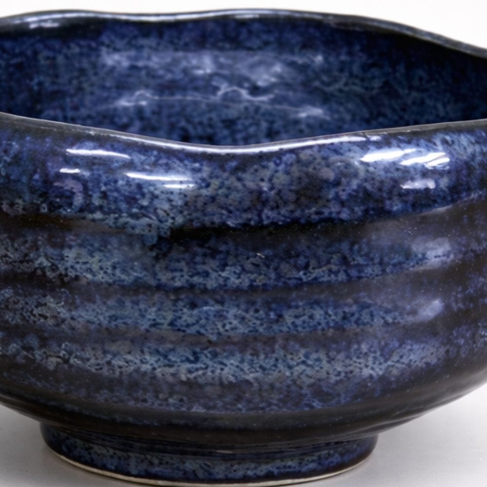 Blue Glaze Mino Matcha Bowl Blue Glaze Mino Matcha Bowl