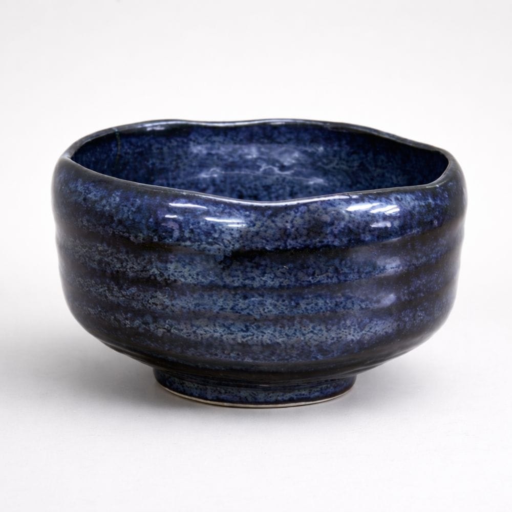 Blue Glaze Mino Matcha Bowl Blue Glaze Mino Matcha Bowl