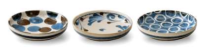Brush Blue Pasta Plates Set (3 Pieces) Brush Blue Pasta Plates Set (3 Pieces)