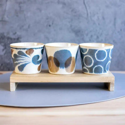 Brush Blue Soba Cup Set (5 pieces) Brush Blue Soba Cup Set (5 pieces)