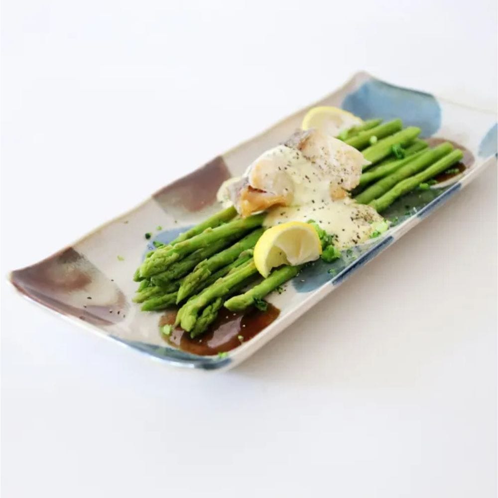 Brush Blue Sushi Plate Set (5 pieces) Brush Blue Sushi Plate Set (5 pieces)