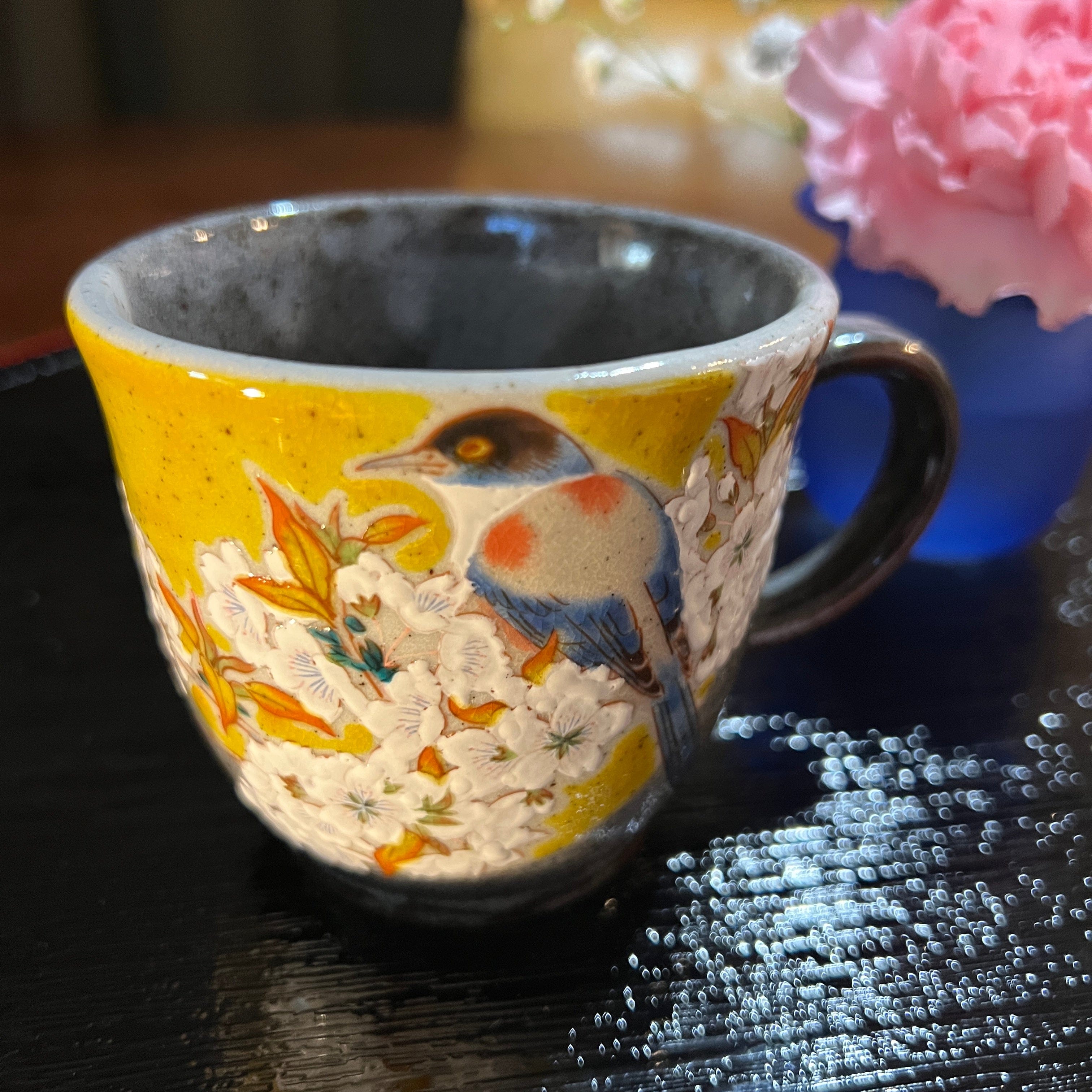 Cherry and Bird Tea Cup Cherry and Bird Tea Cup