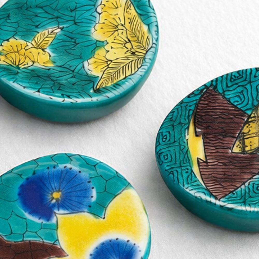 Chopstick Rest Old Kutani (5 pieces) Chopstick Rest Old Kutani (5 pieces)