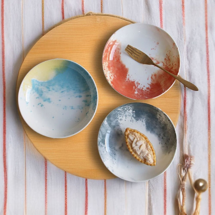 Side Plates Set (3 Pieces) | Cosmos – My Japanese World