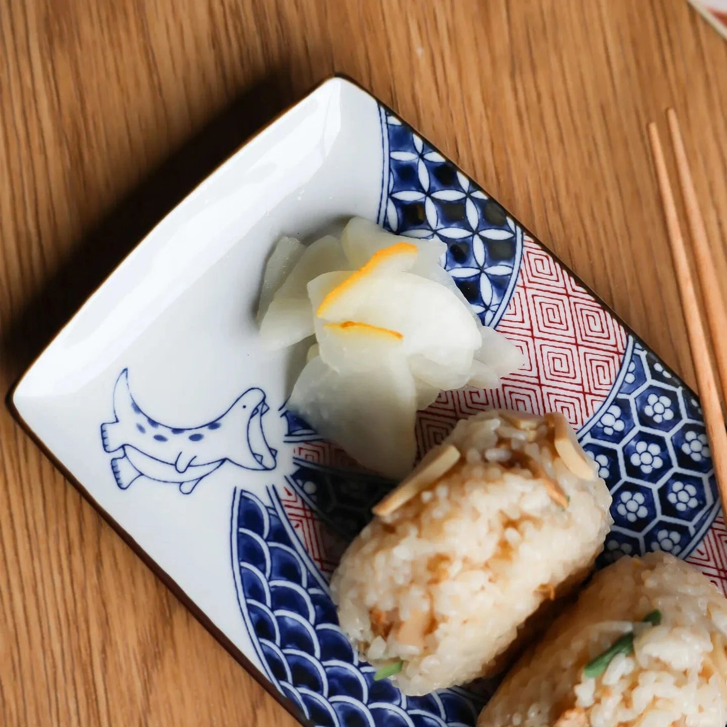 Edo Dinosaur Oblong Plate Edo Dinosaur Oblong Plate