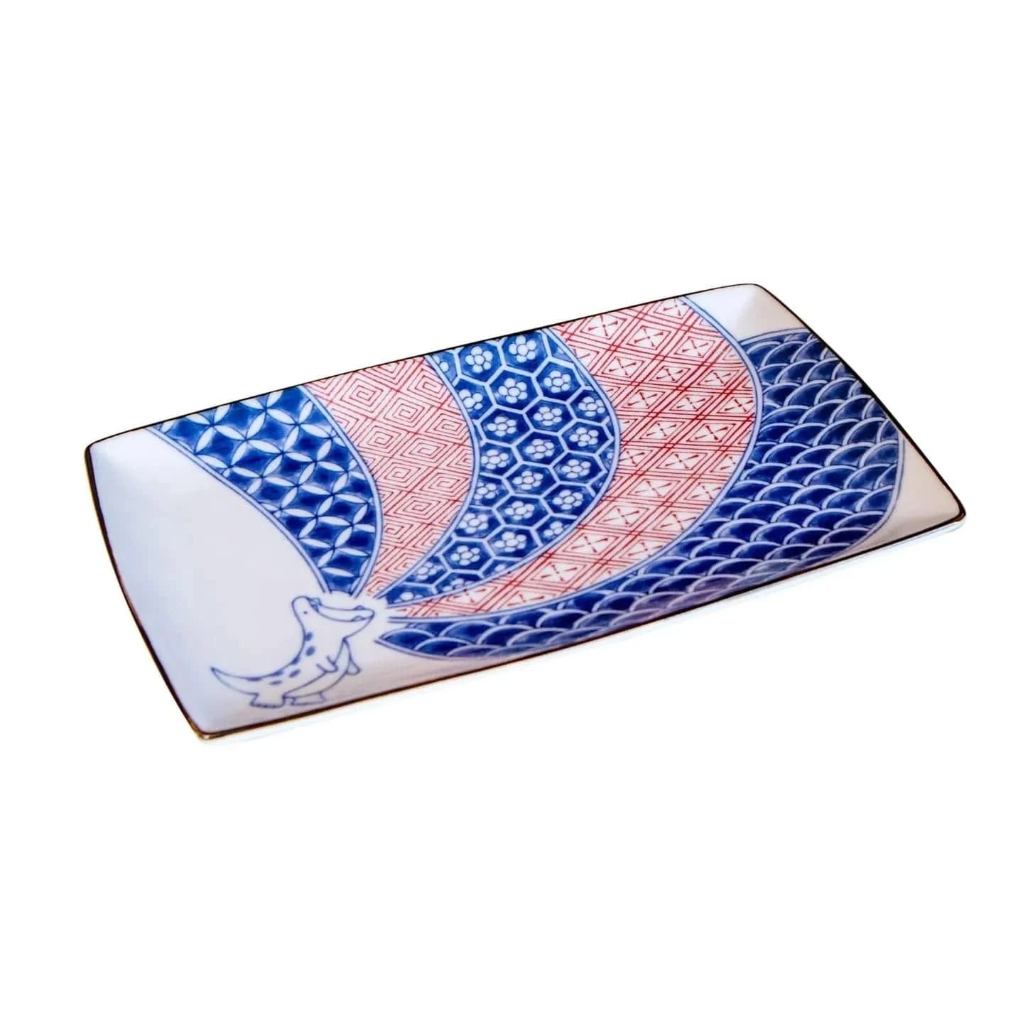 Edo Dinosaur Oblong Plate Edo Dinosaur Oblong Plate